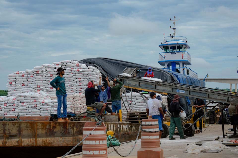 Porto Organizado de Porto Velho deve movimentar 2 milhões de toneladas de cargas em 2024
