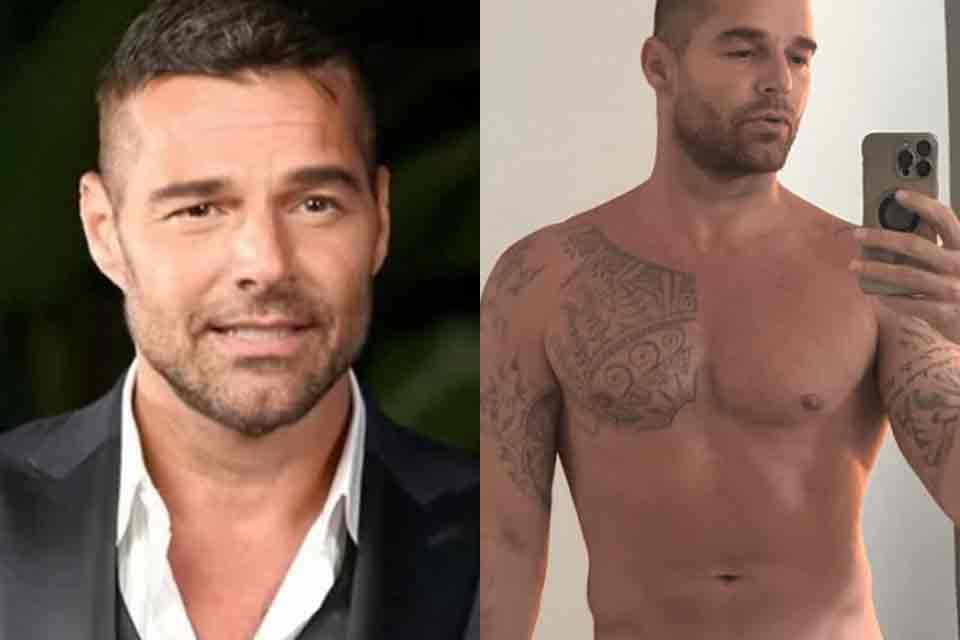 Ricky Martin exibe tatuagem íntima em selfie e fãs reagem: “Vai me matar!”