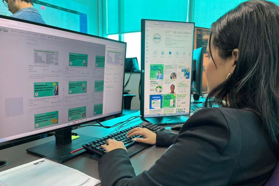 Governo de Rondônia oferece mais de 1.020 oportunidades em cursos de capacitação