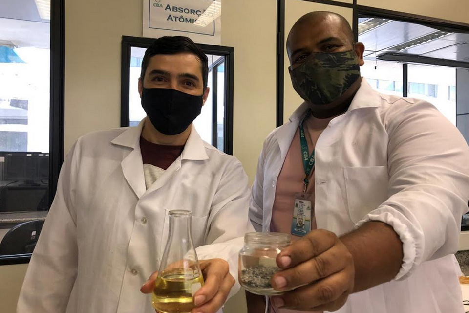 Pesquisadores do CBA desenvolvem catalisador a partir do lodo para produção de biocombustíveis