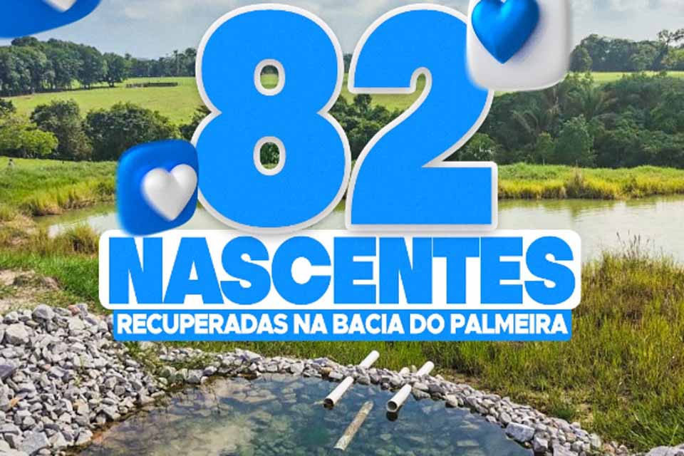 Prefeitura de Espigão do Oeste recupera nascentes na bacia Palmeiras