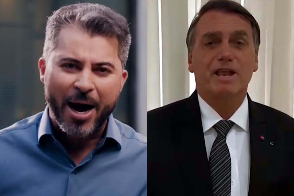 Marcos Rogério ignora Bolsonaro: presidente autorizou vinculação de sua imagem às campanhas de Rondônia, mas senador quer proibir