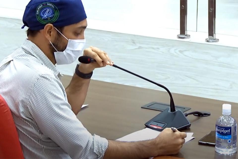 Vídeo — Assembleia de Rondônia sabatina Fernando Máximo após acusações sobre possível superfaturamento em compras durante a pandemia do Coronavírus