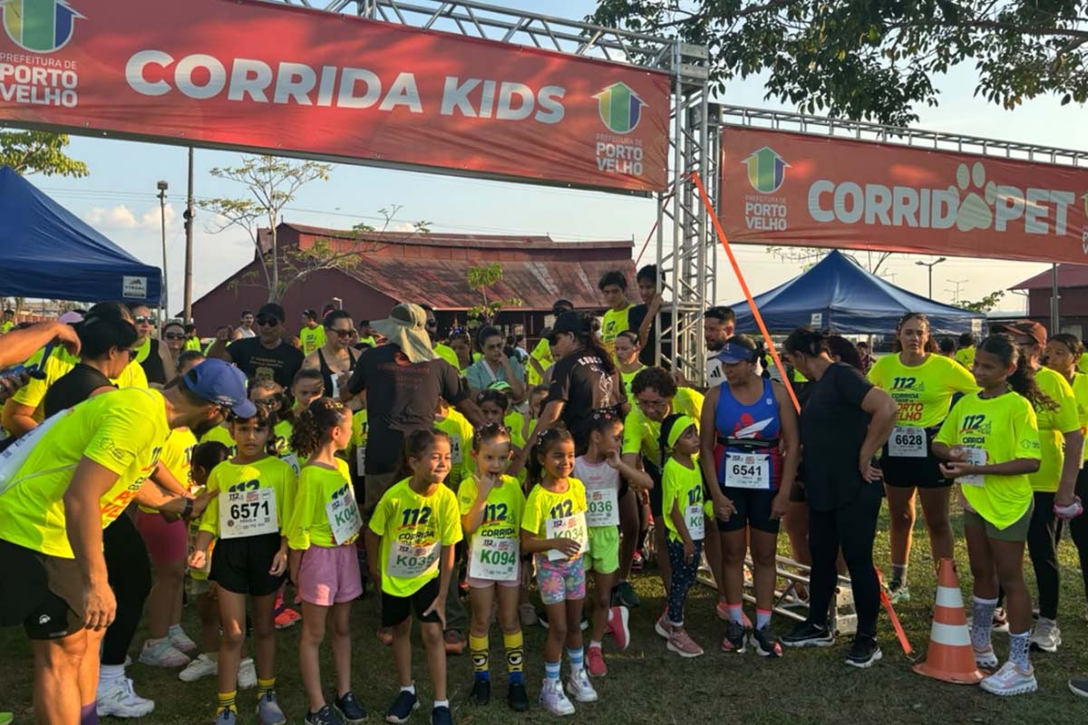 Corrida Kids e Corrida Pet ampliam participação das famílias nas comemorações de Porto Velho