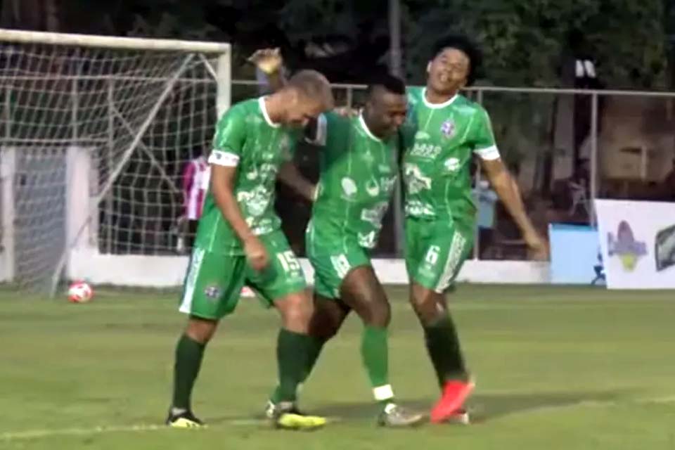 De virada e com dois gols de Jobson, ex-Botafogo, União Cacoalense bate o Ji-Paraná por 3 a 1