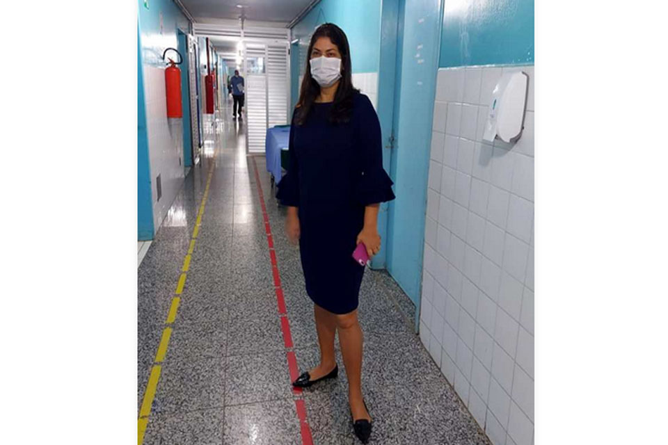  Equipe técnica da Comissão de Saúde da deputada Cassia Muleta vistoria Hospital João Paulo II  