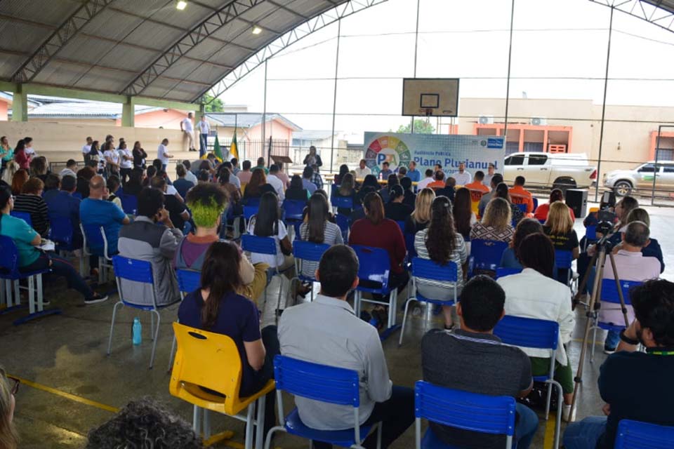Município é sede da primeira Audiência Pública do PPA 2024-2027 do Governo de Rondônia