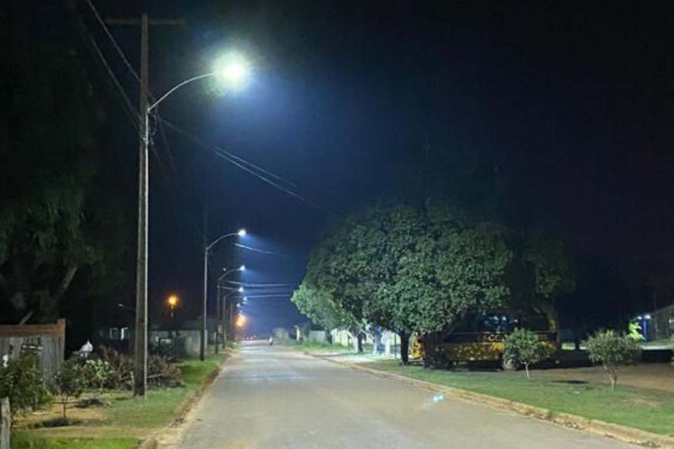 Projeto Governo na Cidade conclui obra de iluminação em LED no municípiio
