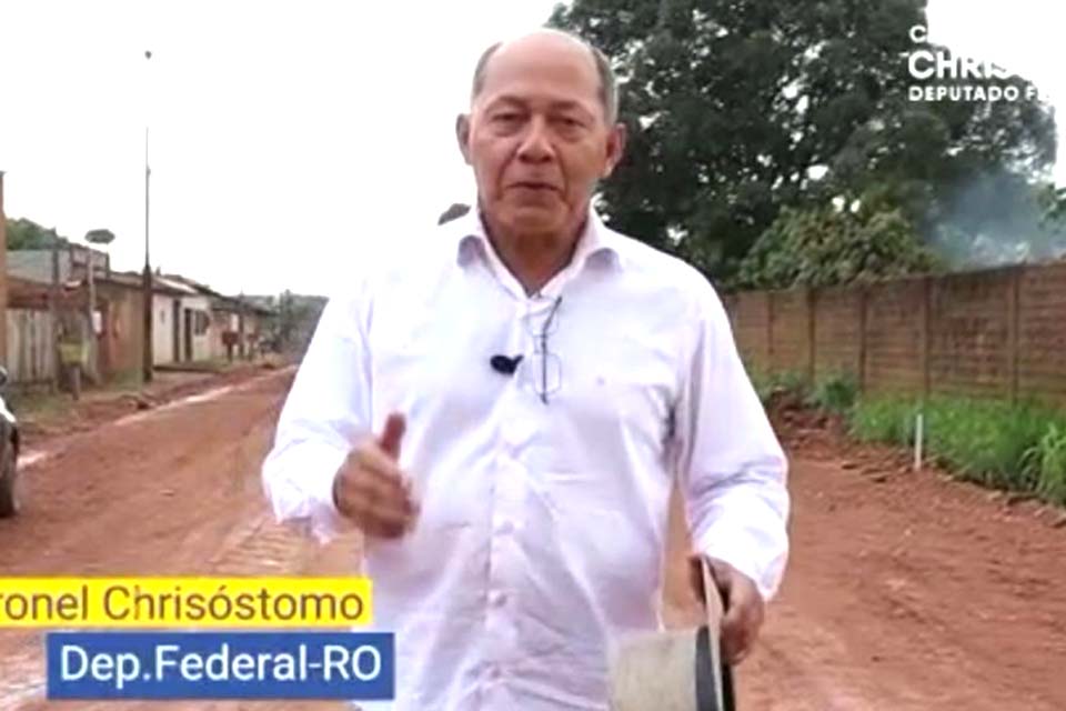 Obras de drenagem e asfalto são frutos de emendas do deputado federal Bolsonarista Coronel Chrisóstomo
