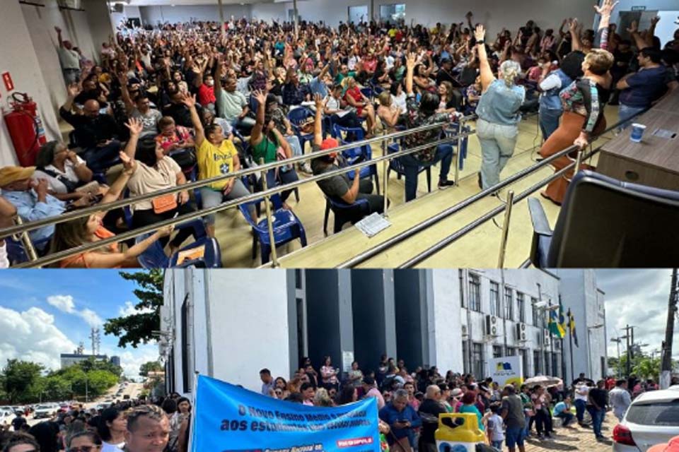 SINTERO reúne centenas de trabalhadores no dia de Mobilização em Defesa da Educação