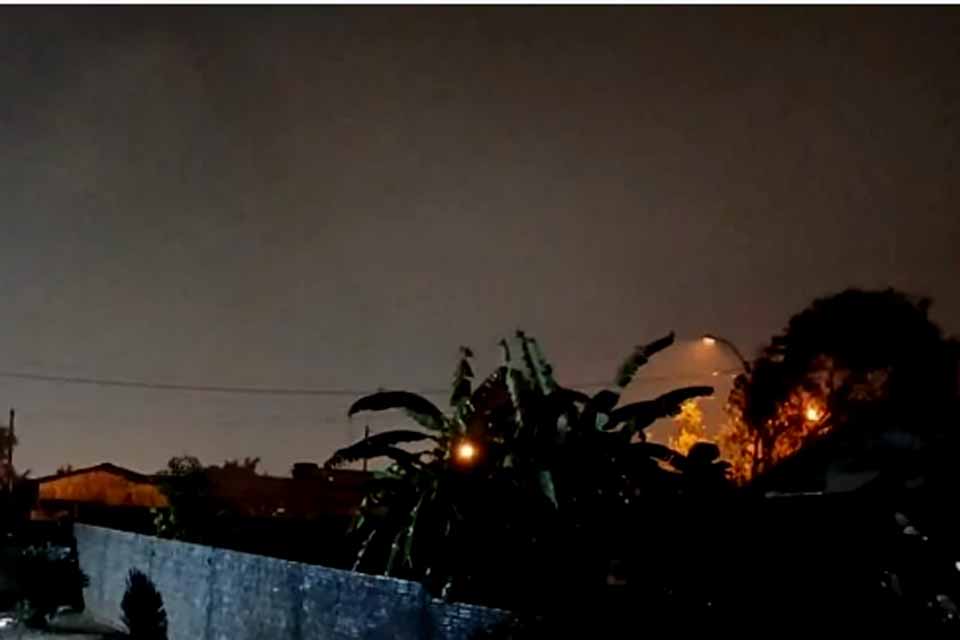 Chuva forte em Espigão do Oeste faz Inmet emitir alerta de queda de temperatura