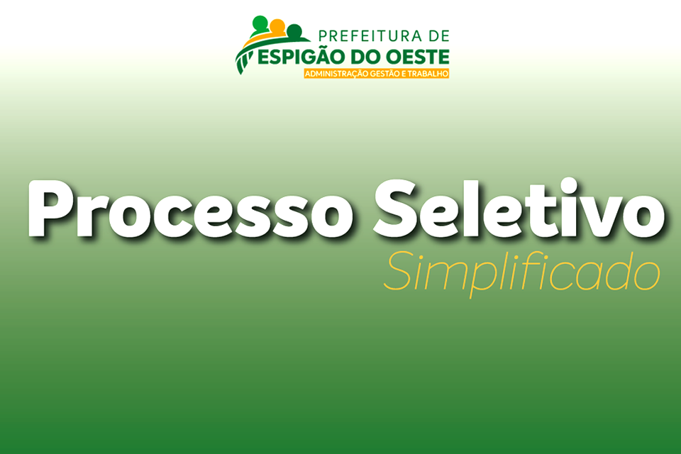 Prefeitura informa período de inscrição de processo seletivo para contratação emergencial