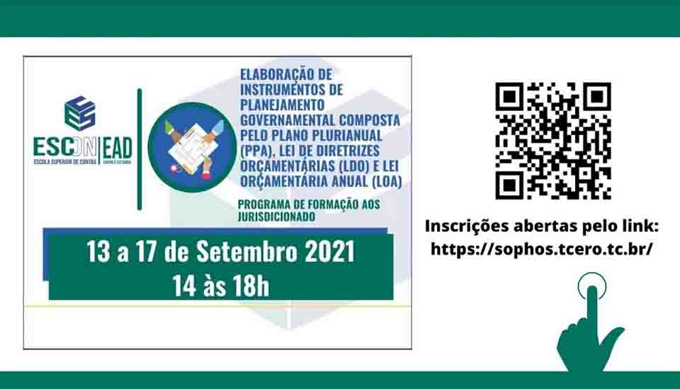  ESCon realiza curso aos jurisdicionados do TCE voltado à elaboração, avaliação e atualização do PPA, LDO  LOA 