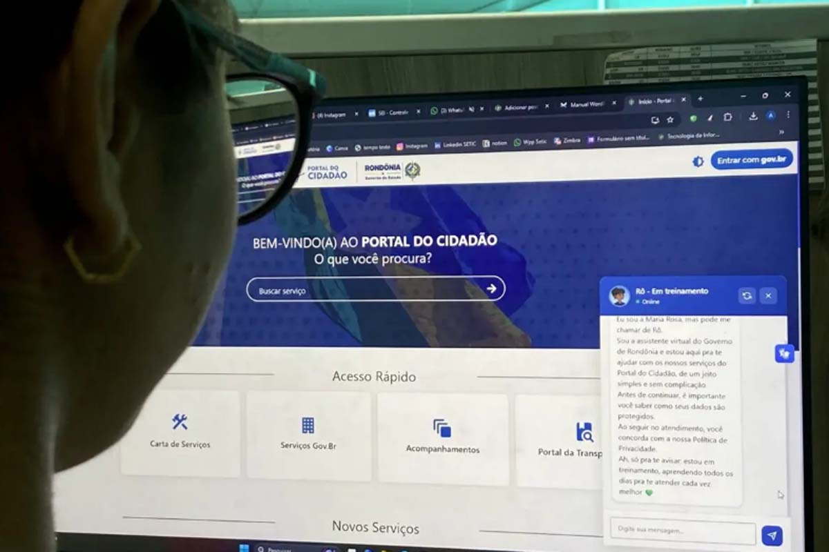 Governo de Rondônia lança assistente virtual “Rô” para atender população no Portal do Cidadão