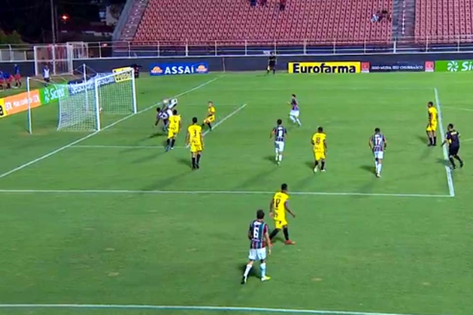 Vilhenense perde para o Fluminense e dá adeus à vaga na segunda fase da Copinha 