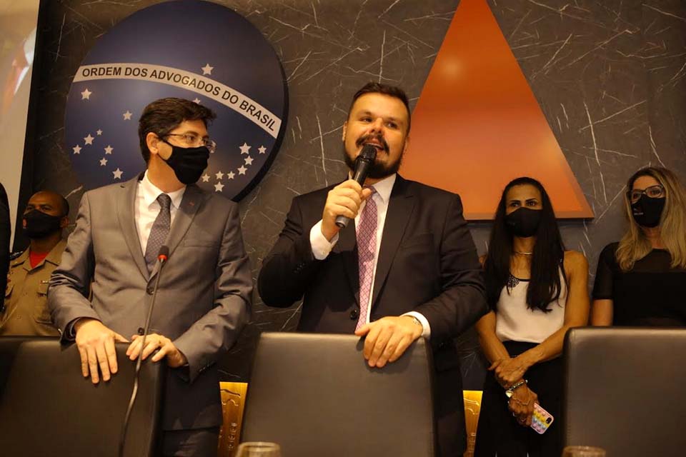 Presidente da OAB/RO Márcio Nogueira empossa diretoria das subseções de Ariquemes, Jaru e Cacoal