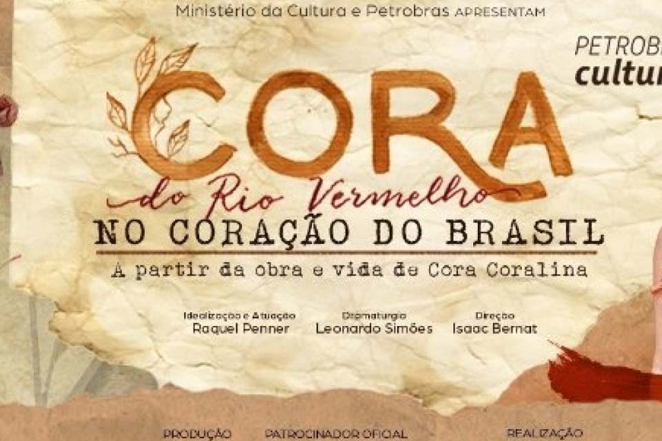 Cacoal recebe o espetáculo Cora do Rio Vermelho no dia 08 de junho