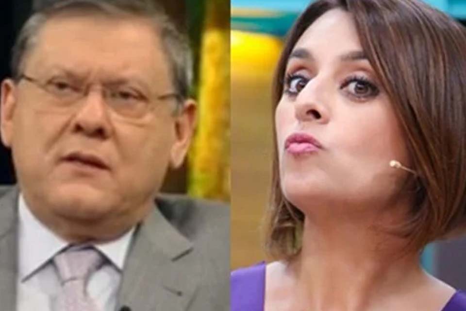 VÍDEO - Milton Neves dá bronca ao vivo após atraso de Cátia Fonseca