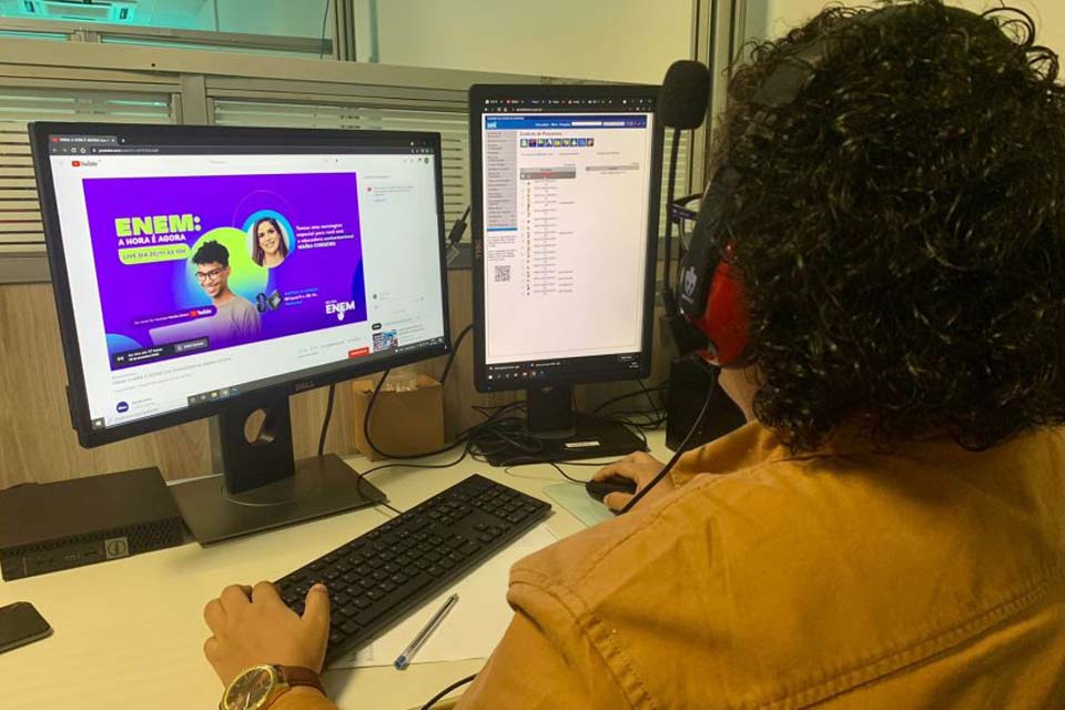 Lives com foco na preparação dos estudantes para o Enem iniciam neste sábado (18)