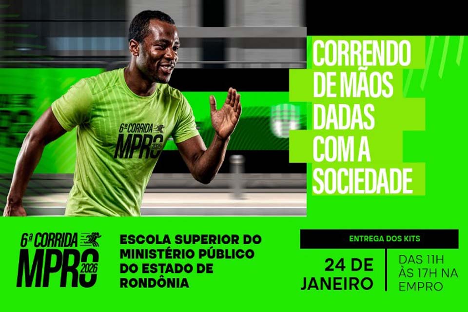 Entrega de kits para inscritos na 6ª Corrida do MPRO será neste sábado (24/1) na Empro
