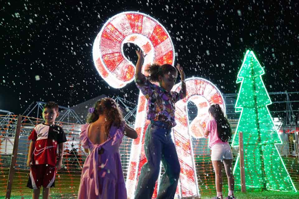 Prefeitura ajusta horários do Parque da Cidade para manutenção do Natal Porto Velho Luz