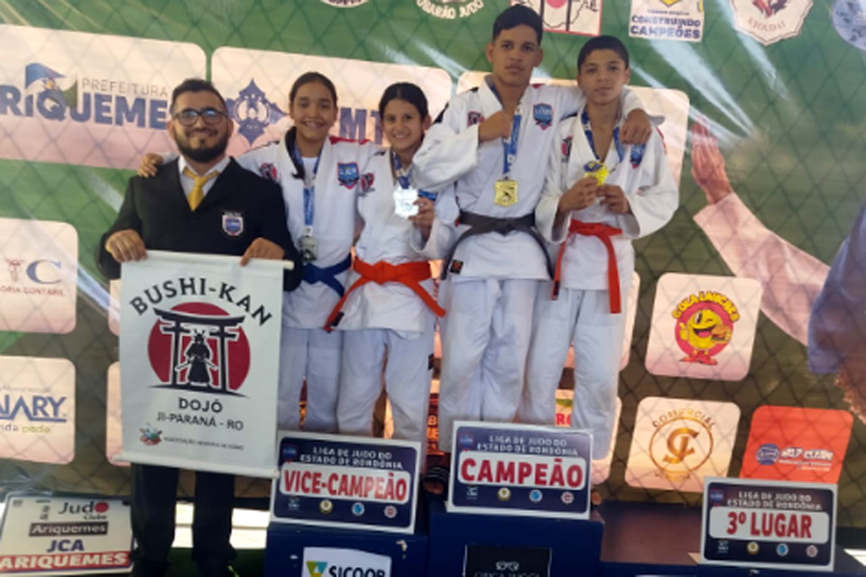 Projeto Bushi-Kan estreia com 20 medalhas no Campeonato Estadual de Judô em Ariquemes