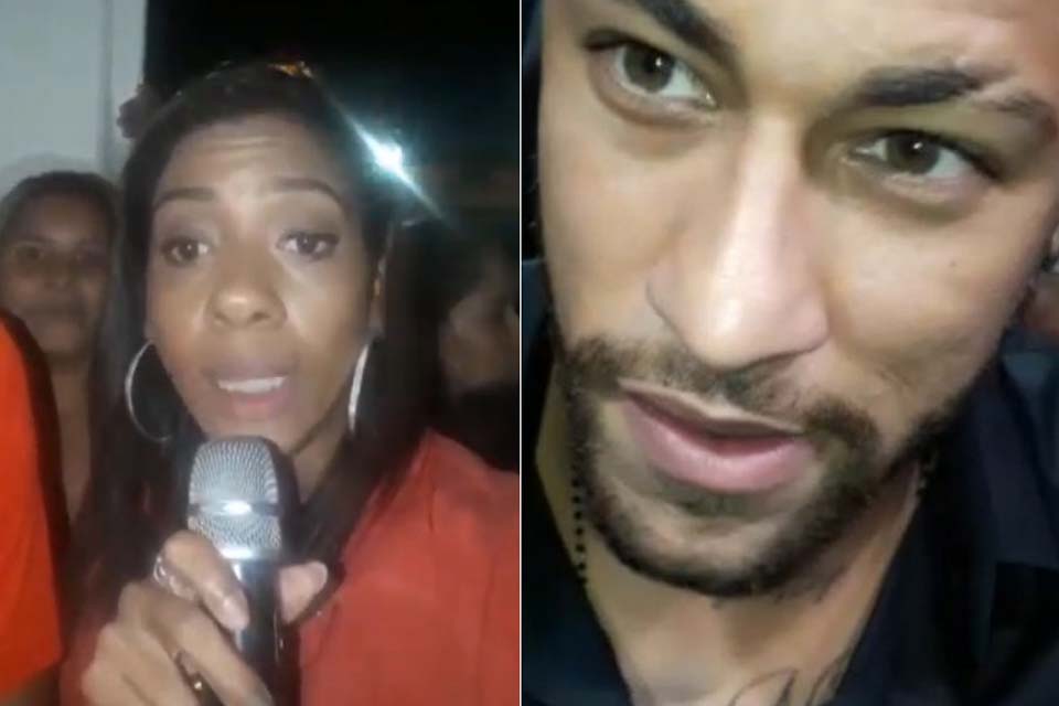 Neymar caí em 'entrevista fake' ao deixar delegacia; Assista