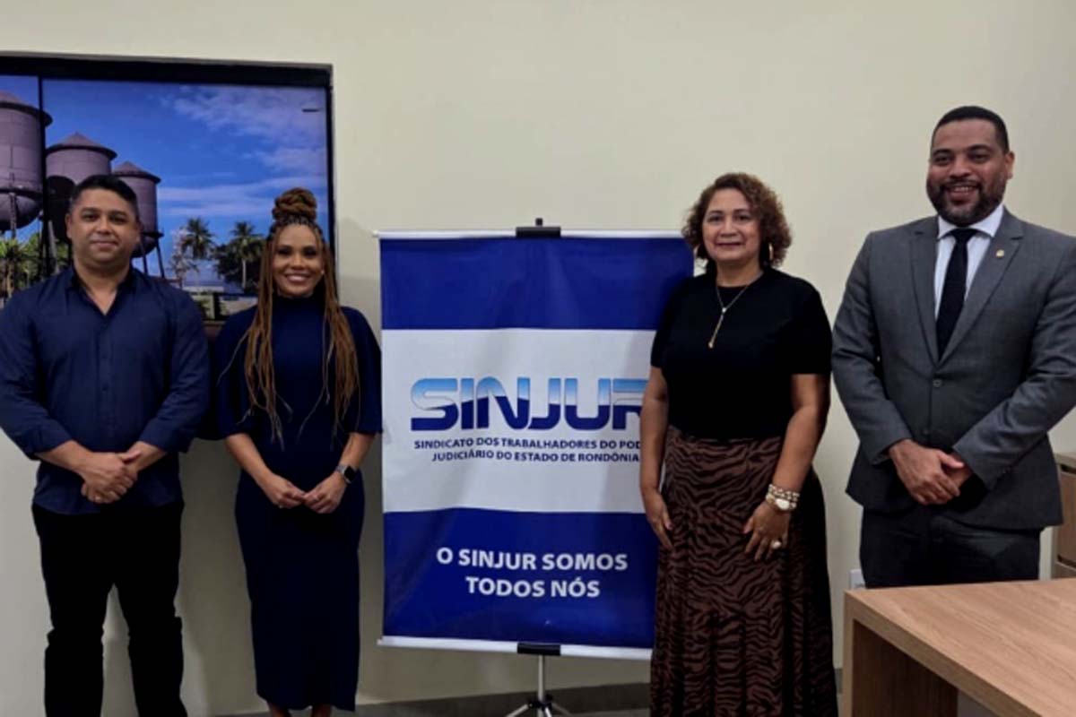 SINJUR recebe visita institucional de representantes da OAB/RO para diálogo sobre inclusão e igualdade racial
