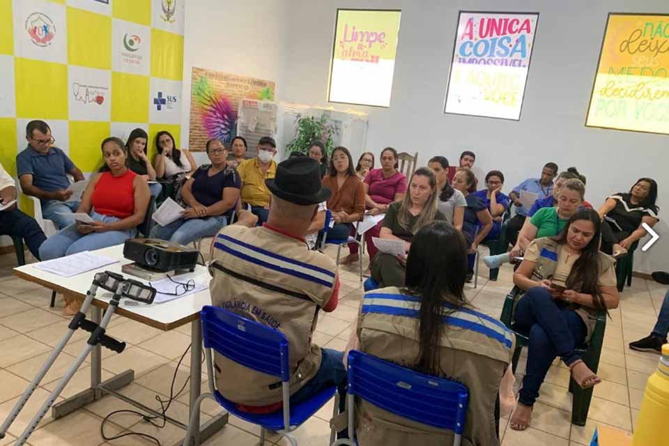 Secretaria de Saúde em parceria com a Agevisa realiza treinamento e capacitação de profissionais de saúde