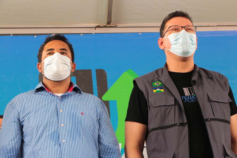 Governador Marcos Rocha anuncia pavimentação de 63 quilômetros de vias em Ji-Paraná durante lançamento de programa