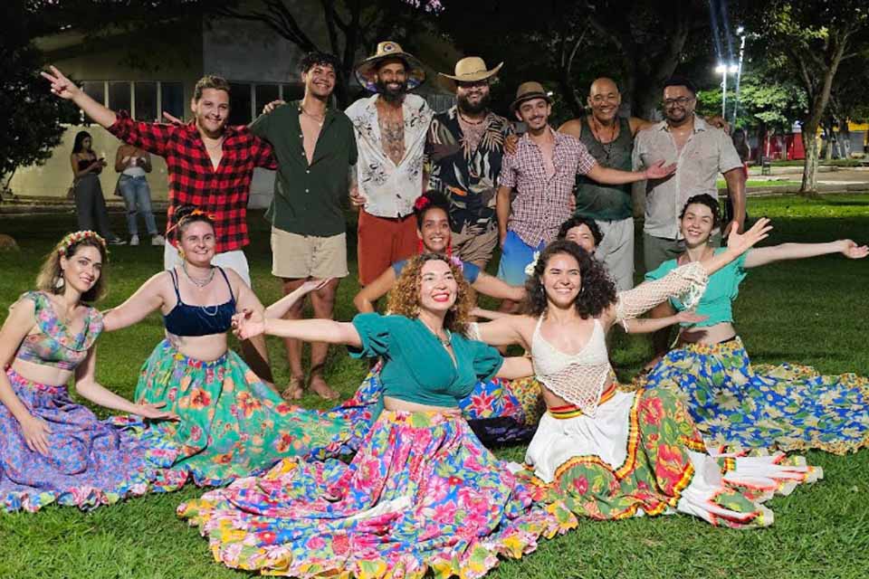 Escola Livre de Teatro Wankabuki realiza Roda de Carimbó em Vilhena