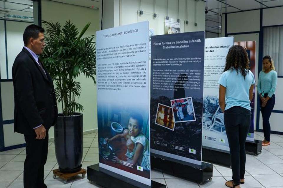  Ministério Público recebe Exposição Itinerante Um Mundo Sem Trabalho Infantil