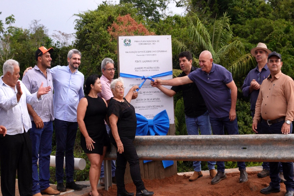 Ezequiel Neiva destaca inauguração de ponte para escoamento de grãos em Corumbiara e Cerejeiras