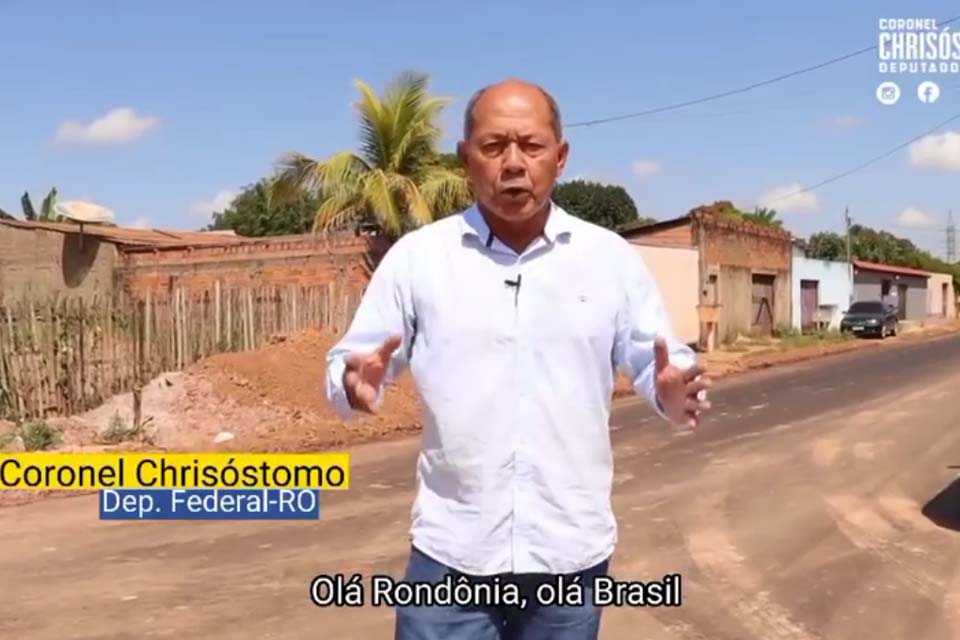 Zona Leste de Porto Velho ganha novo eixo de vias pavimentadas por meio de recursos do deputado Coronel Chrisóstomo