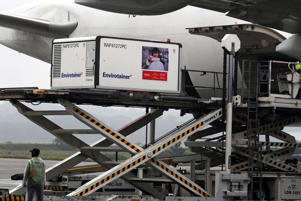 Ministério da Saúde conclui distribuição do 1º lote da CoronaVac