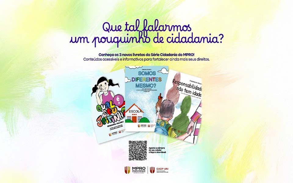 Ministério Público de Rondônia divulga projeto para ensinar cidadania nas escolas com gibis educativos
