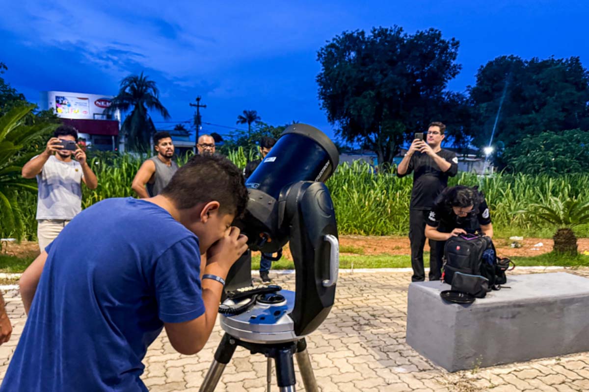 Crateras na lua poderão ser observadas em Porto Velho durante evento