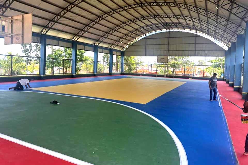 Espaço recebeu pintura e melhorias para atender crianças, jovens e adultos