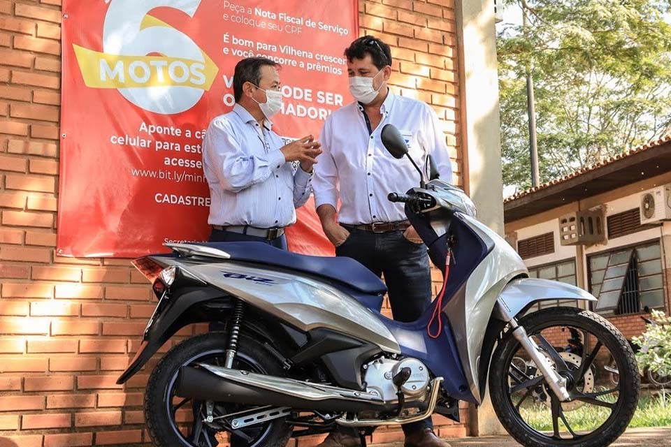 Semfaz prepara entrega de duas novas motos no Natal Feliz através do Minha Nota Tem Valor 