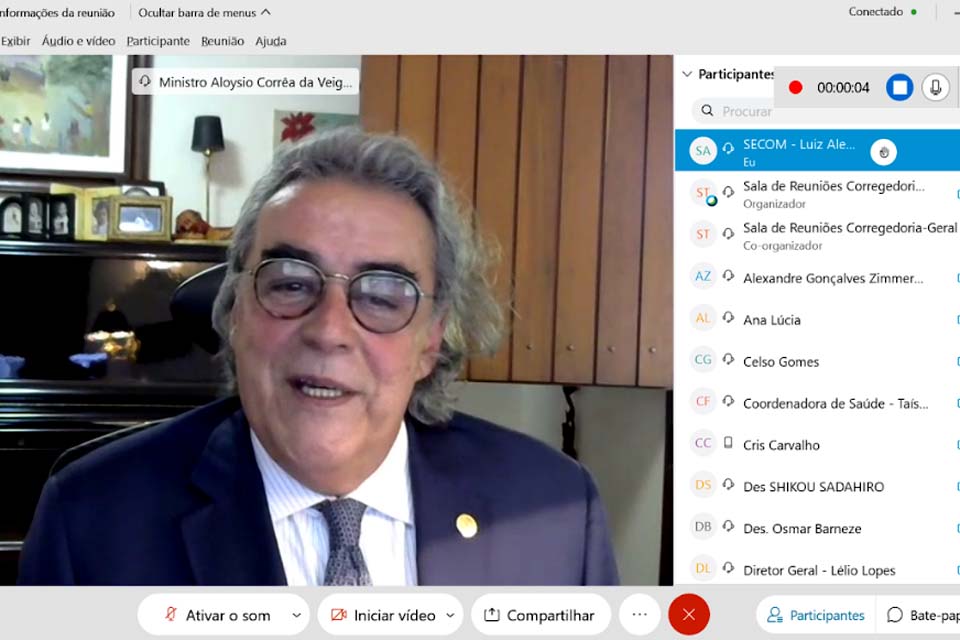 Ministro Aloysio Corrêa inicia correição no TRT-RO/AC