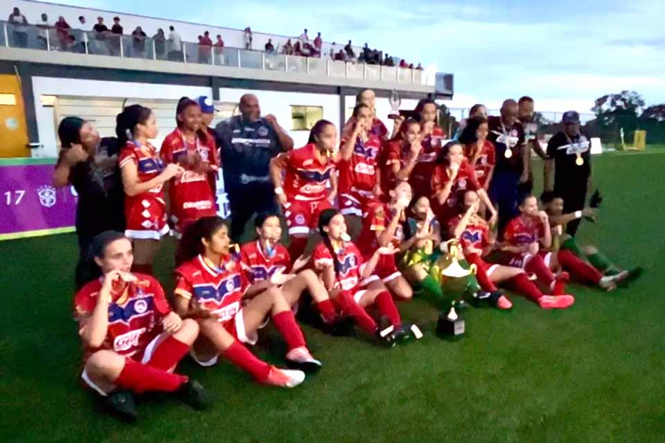 Gazin Porto Velho é campeão do Metropolitano de Futebol Feminino Sub-17
