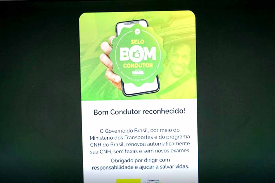 Renovação automática de CNH beneficia 300 mil na primeira semana