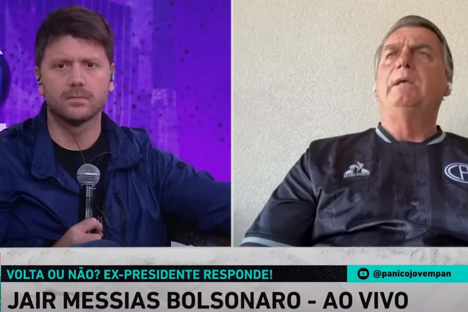Em entrevista ao Pânico na Jovem Pan, ex-presidente Bolsonaro exalta Rondônia como estado em nível de pleno emprego