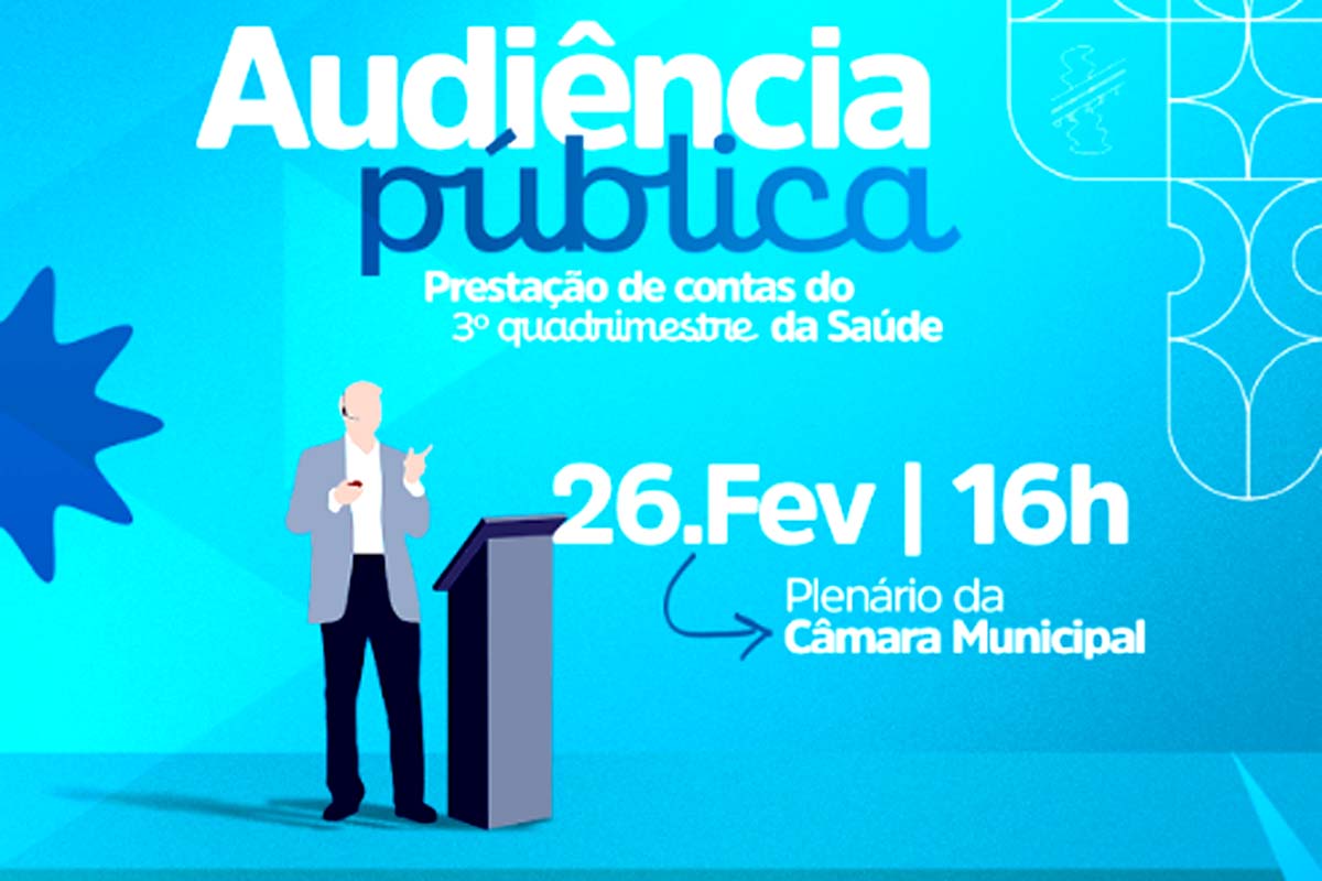 Prefeitura de Jaru realiza nesta quinta-feira (26), audiência pública para prestação de contas