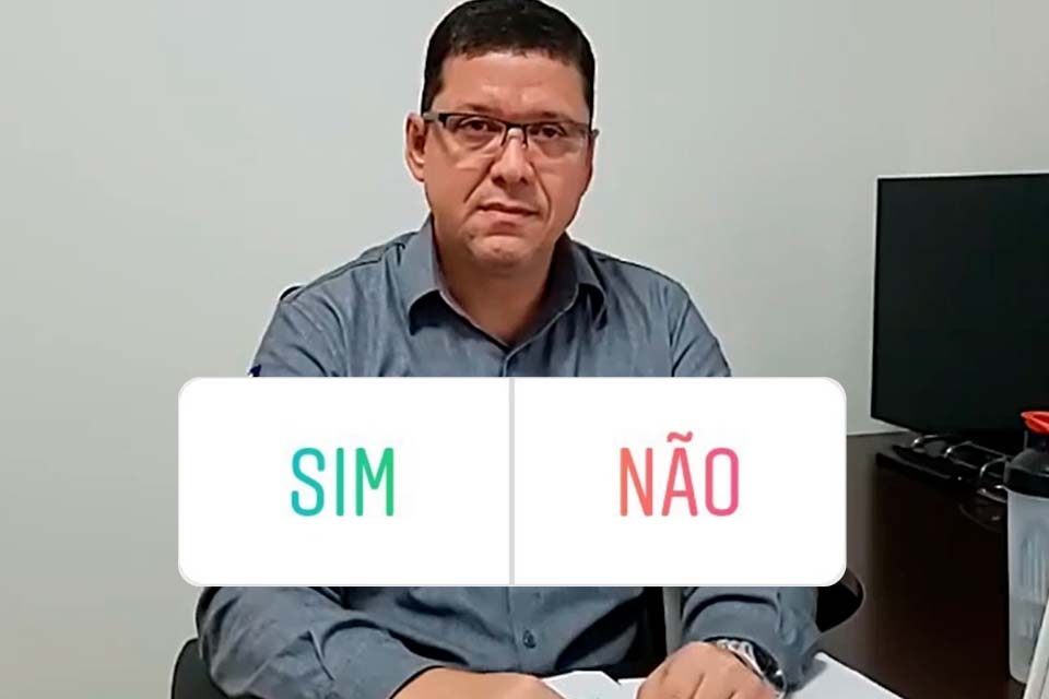 Você votaria em um candidato apoiado pelo governador de Rondônia Marcos Rocha?