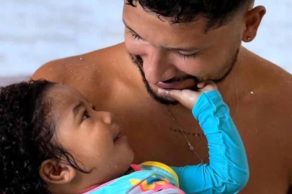 “Quero mudar”: Yuri Lima se declara à filha após separação de Iza