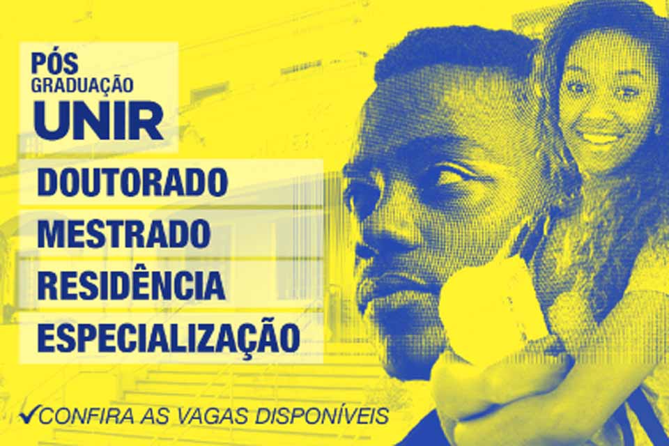 UNIR tem inscrições abertas em cursos de Pós-Graduação