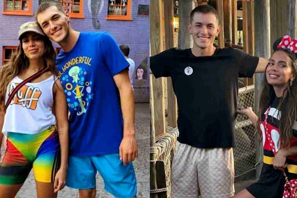 Anitta curte parques da Disney com novo affair, ator Griffin Johnson
