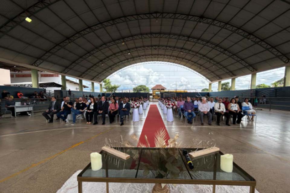 Comunidade de Guajará-Mirim celebra a união de mais de 25 Casais em Casamento Comunitário