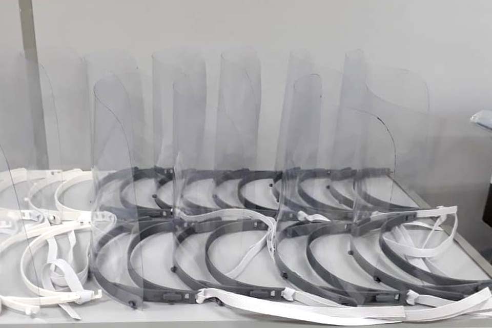 SENAI-RO produz máscaras de acetato considerados Equipamentos de Proteção Individual 